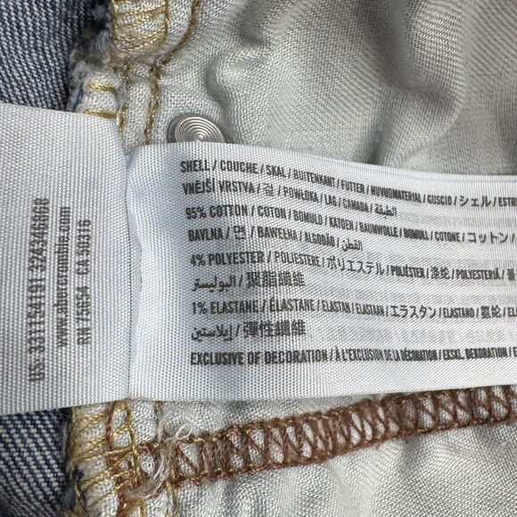 Hollister Epic Flex Jeans Mens Size 32x30 Measures 33x28 Skinny Distressed Blue - Picture 5 of 14